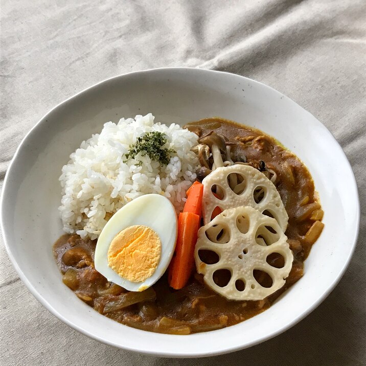 根菜ときのこの秋カレー